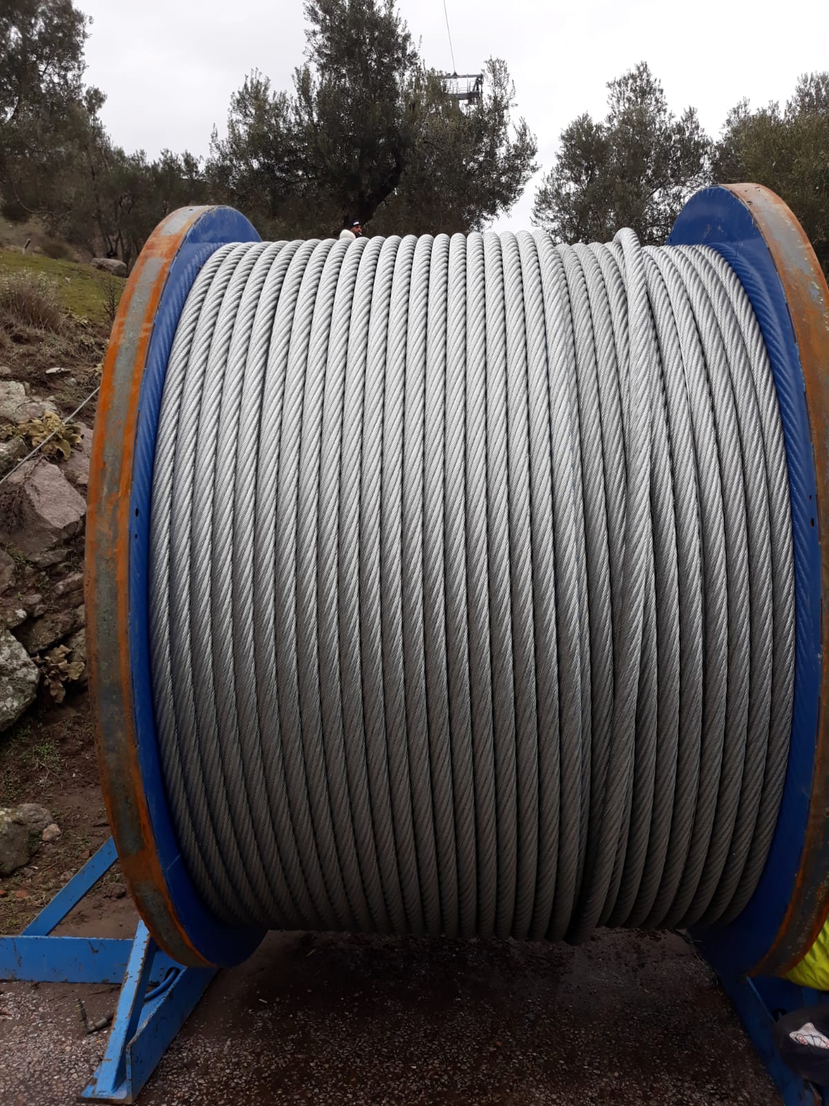 bergama teleferik halat değişimi