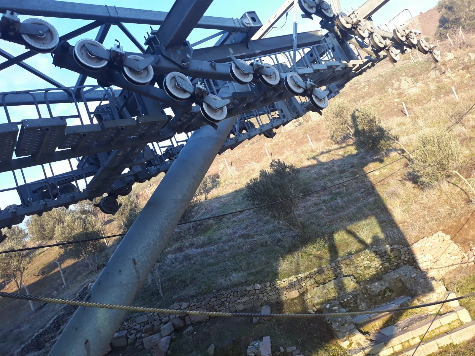 teleferik halat değişimi